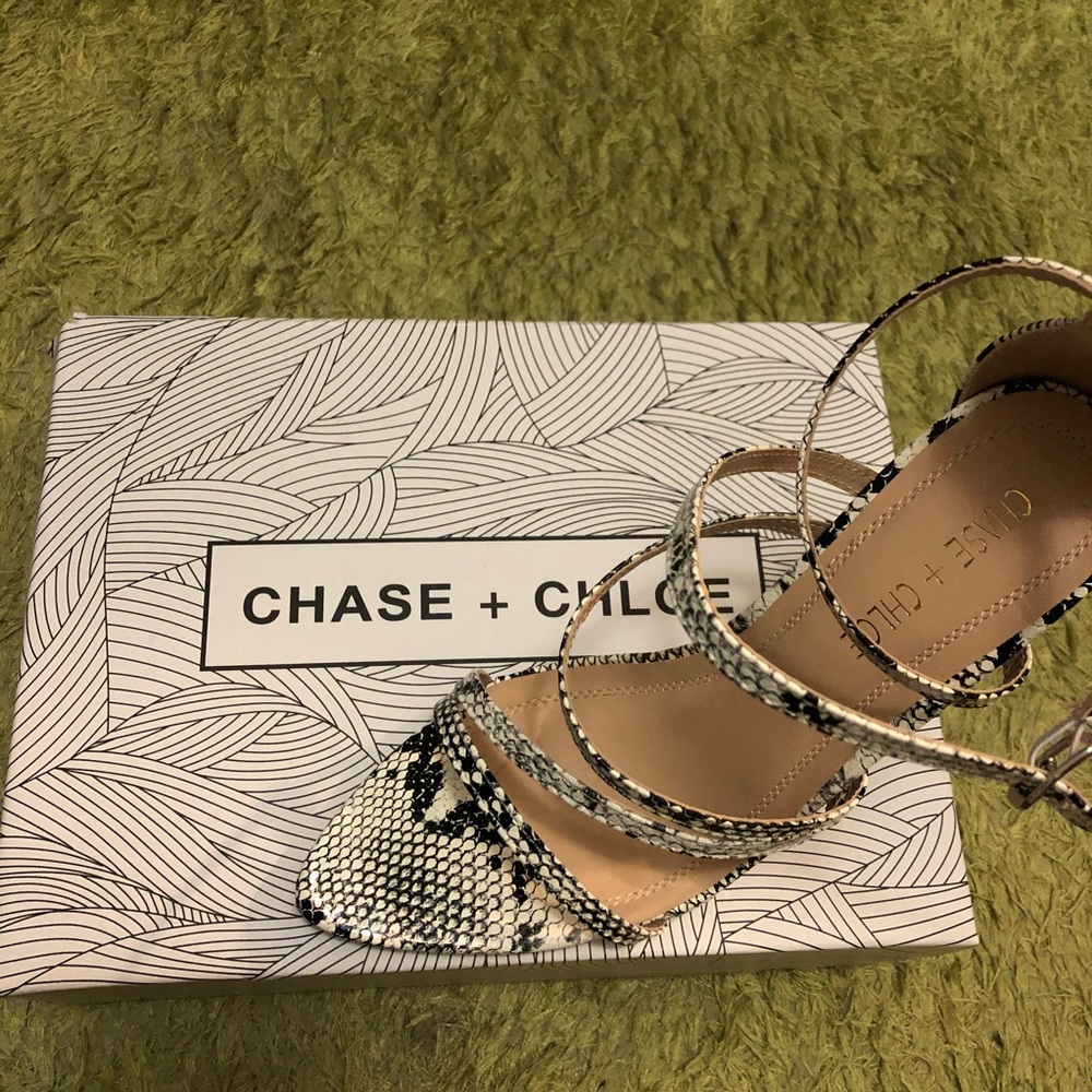 Snake skin heels